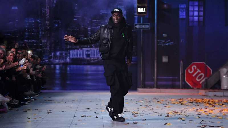 Virgil Abloh walks the runway during the Louis Vuitton Menswear Fall/Winter 2019-2020 show as part of Paris Fashion Week on January 17, 2019 in Paris, France.